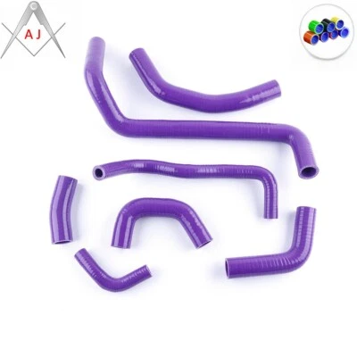Kit de mangueras de 3 capas refrigerante radiador silicona púrpura para HONDA CBR600RR 2003-2004 Foto 1 de 4