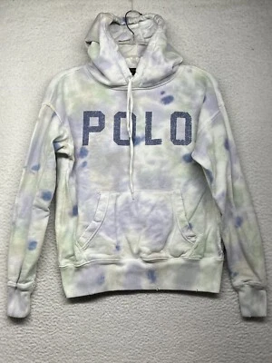 Polo Ralph Lauren Hoodie Womens S Small Tie Dye Long Sleeve Hooded Sweatshirt - Image 1 of 4