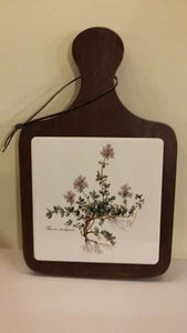 Tagliere legno con mattonella porcellana Villeroy & Boch - Foto 1 di 2