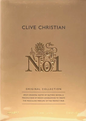 CLIVE CHRISTIAN Nº 1 COLECCIÓN ORIGINAL PERFUME SPRAY PARA HOMBRE 1.6 OZ / 50 ml NUEVO Foto 1 de 4