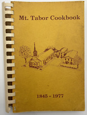 Mt Tabor Cookbook 1845-1977  Winston-Salem NC Church Recipes Vtg 1977