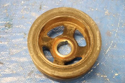 2009 NISSAN GT-R R35 VR38 3.8L AWD OEM ENGINE CRANKSHAFT PULLEY #1237 - Image 1 of 4