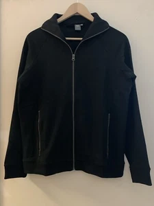 Damen Cardigan Jacke Gr. S von ID schwarz Zip Sweat Mischgewebe Premium - Bild 1 von 6