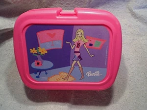 2003 BARBIE STATIC CLINGS PINK LUNCHBOX No Thermos,mattel,inc.#05-004-2628,mod - Picture 1 of 6