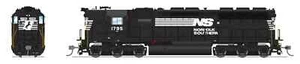 Broadway Limited HO 7941 EMD SD45, NS 1795, CAPÓ ALTO, SONIDO PARAGON4/DC/DCC - Imagen 1 de 2