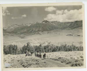 1930s Wyoming Mountains Dude Ranch Nature Landscape Original Vintage Photographs
