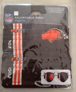 Cleveland Browns NFL Licensed Gameday 2-pack Youth Face Covering Mask New  - Picture 1 of 1