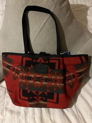 RARE Pendleton Chakana Cardinal Tribal Travel Shoulder Tote Bag Western Print - Image 1 of 4