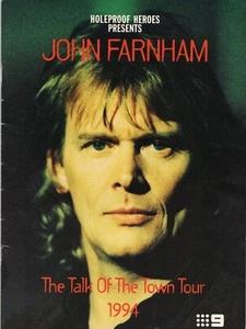 @ PROGRAM JOHN FARNHAM 1994 TALK OF THE TOWN TOUR Australian concert promo - Picture 1 of 4