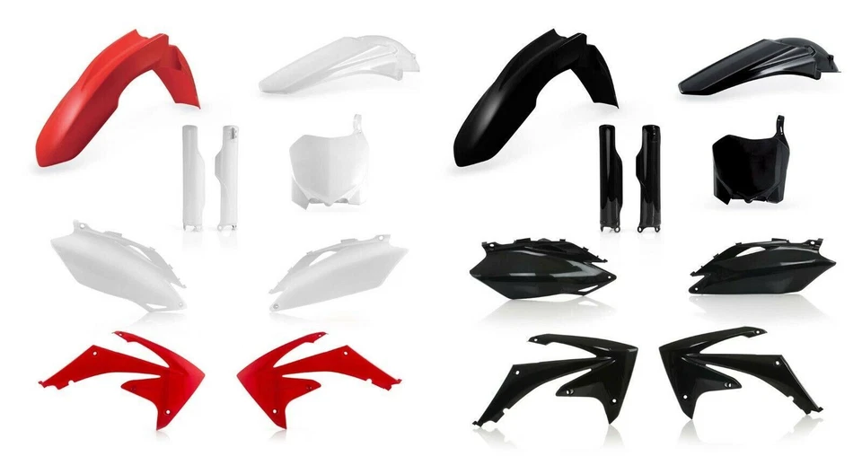 Kit completo de plástico Acerbis para Honda CRF250R 2010-2013 y CRF450R 2009-2012 Foto 1 de 1
