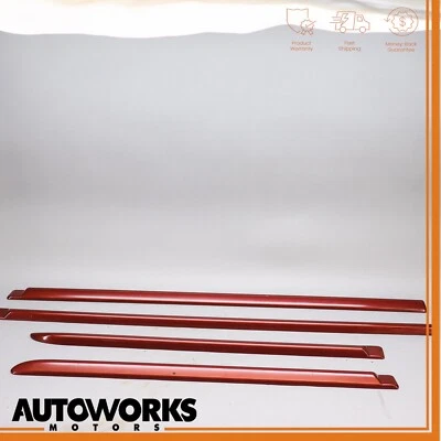 98-03 Jaguar X308 XJ8 XJR VDP Front Left Side Door Molding Trim Set of 4 OEM - Image 1 of 4