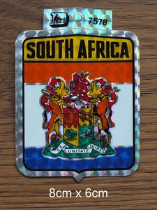 Pegatina pegatina Prismatic South Africa Sudáfrica bandera escudo años 80 - Imagen 1 de 1