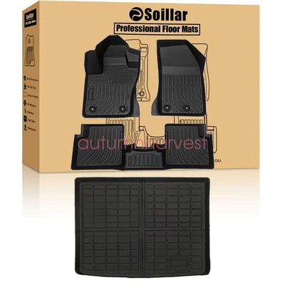 Floor Mats / Trunk Cargo Liners TPE For 2015-2023 Jeep Renegade 3D All-Weather Foto 1 de 4