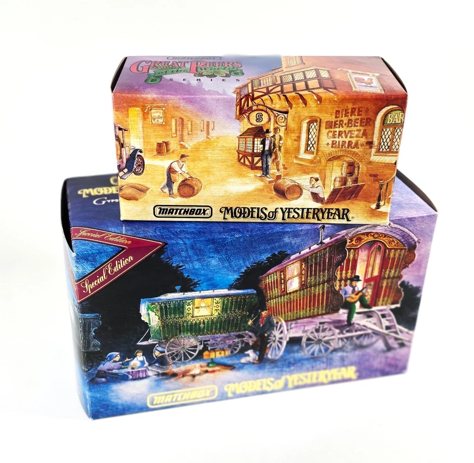 Matchbox Models of Yesteryear YSH1 Gypsy Caravan 1900 + Greet Beers Van - Image 1 of 1