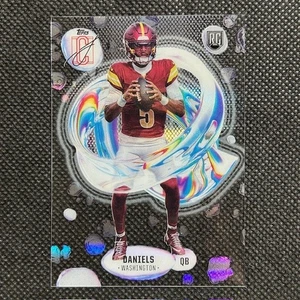 2024 Topps Signature Class Jayden Daniels Fluidity Acetate #F-2 RC Commanders - Picture 1 of 2