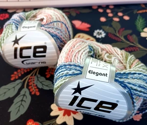 Ice Yarns Elegant Yarn Superwash Merino Linen Bamboo Cotton 3wt 50g 120m 131yd - Picture 1 of 8