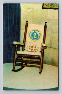 John F Kennedy's Rocking Chair Vintage Postcard Souvenir Standard Old Card View - Picture 1 of 2
