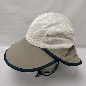 Vintage Patagonia Vented Cap Mesh Bimini Sun Hat Made in USA 90s Sport - Picture 1 of 9