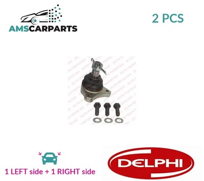SUSPENSION BALL JOINT PAIR FRONT UPPER TC2157 DELPHI 2PCS NEW OE REPLACEMENT - Image 1 of 4
