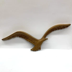 Vintage Homco Syroco fliegende Möwe Kunstholz Kunststoff Wanddeko Vogel Kunst #7619 USA - Bild 1 von 6