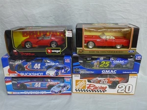 Lote de 6 coches diecast surtidos 1:24: Burago, Motormax, Petty, Motorworks ++ NUEVO - Imagen 1 de 7