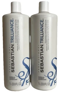 SEBASTIAN  Trilliance 33.8 oz Conditioner 33.8 oz liter Lot Of 2 - Picture 1 of 2