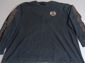 Vintage Harley Davidson Shirt Adult Large Black Long Sleeve Motorcycle Biker - Picture 1 of 7