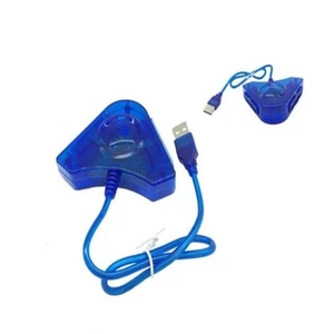 USB Dual Player Converter Adapter Cable For PS2 USB Game Control'3C - Photo 1/7