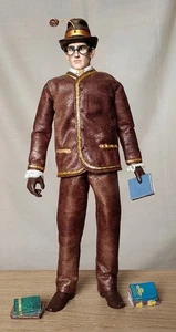 Modellino BOOKWORM scala 1:6 personalizzato sciolto Batman 1966 OOAK Roddy McDowall - Foto 1 di 4