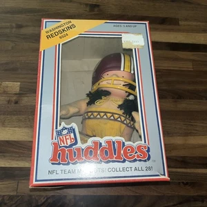Vintage Washington Redskins Helm 14 Zoll Maskottchen Plüsch Nfl Huddles Spielzeug mit Box - Bild 1 von 11