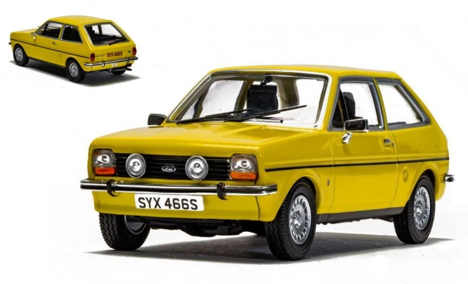 Vanguards FORD FIESTA MkI 1.1 GHIA SIGNAL YELLOW 1:43 - Immagine 1 di 1