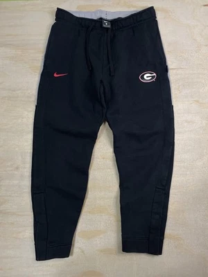 Georgia Bulldogs Pants Mens Large Black Nike Football Joggers Sweatpants Issued - Image 1 of 4
