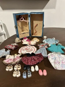 Vintage 1950s Doll Clothes Ginny Ginger Vogue Dolls Carry Case Handmade READ - Bild 1 von 21