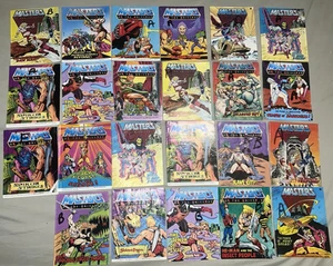 Vintage He Man Masters of the Universe Lot of 23 Mini Comics Figure Comic Book - Picture 1 of 7