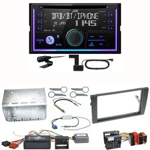 JVC KW-DB95BT Bluetooth Digitalradio Einbauset für Seat Exeo Audi A4 B6 B7 - Bild 1 von 1