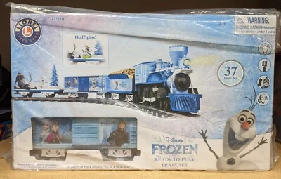 Lionel Disney's Frozen Battery-Powered Model Train Set Ready to Play 7-11940 NEW - Image 1 of 4