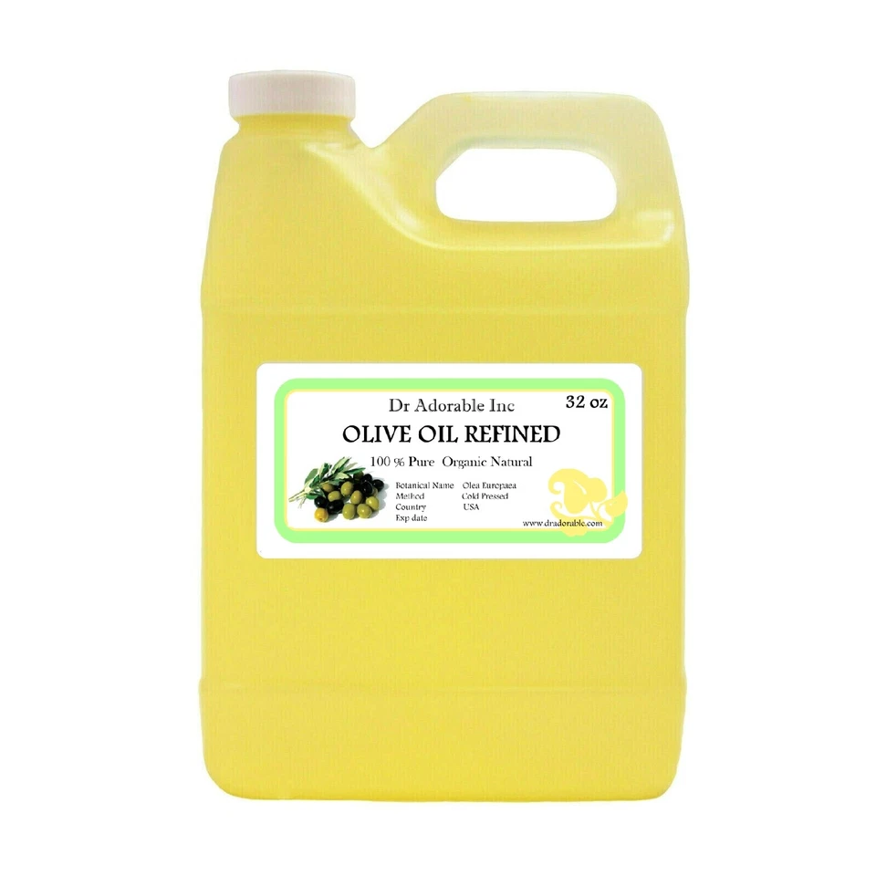 DR ADORABLE OLIVE OIL REFINED BY DR.ADORABLE ORGANIC 100 % PURE COLD PRESSED 2oz-UP TO 7LB