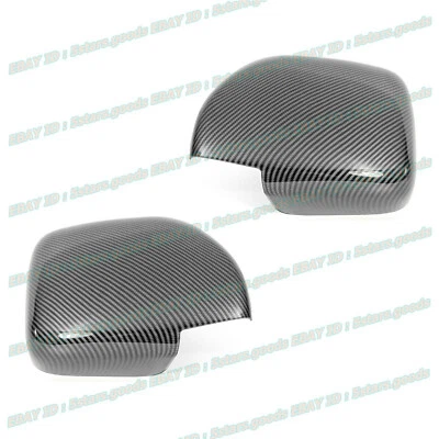 Cubierta de espejo retrovisor lateral de fibra de carbono para 98-07 Toyota Land Cruiser / Lexus LX470 Foto 1 de 4