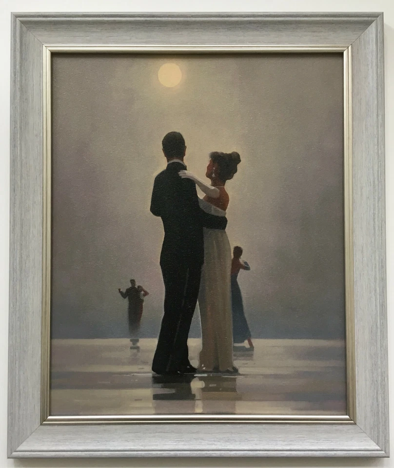 Dance Me to the End of Love Jack Vettriano Enmarcado Lona Estampado 51cm x 43cm Gris Foto 1 de 4