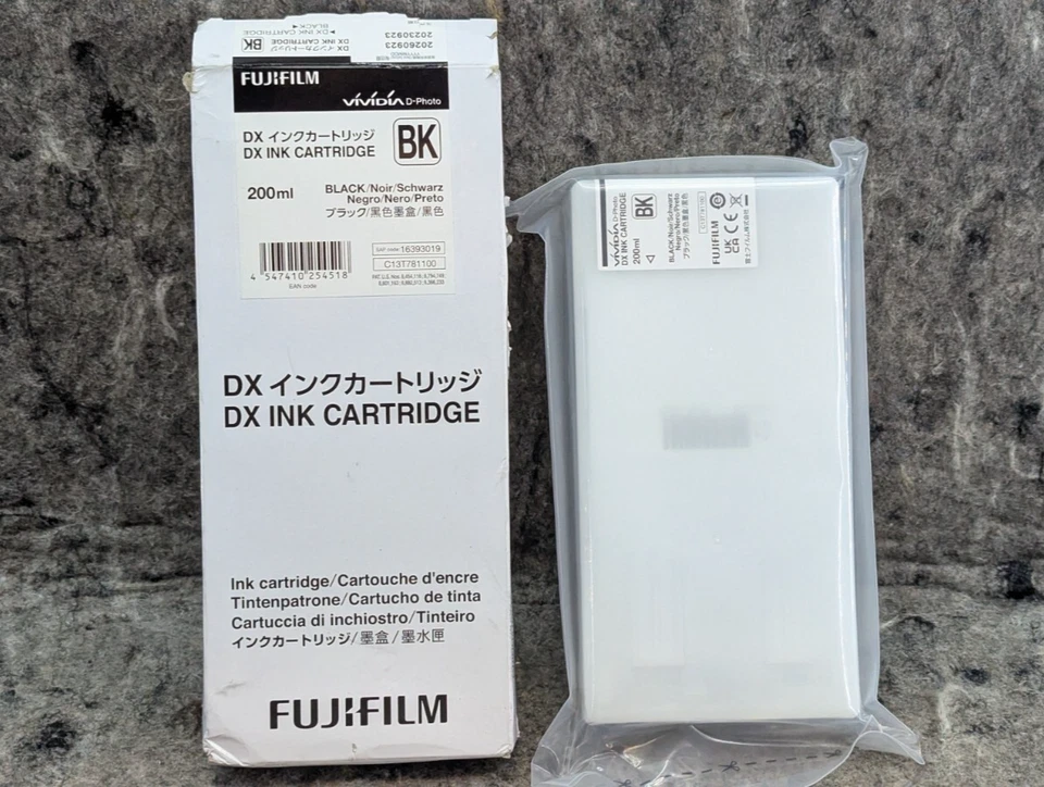 February 2026 Genuine Fujifilm 16393019 Black DX Ink Fujifilm Frontier-S DX100