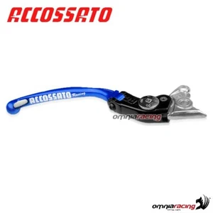 Adjustable brake lever RST Accossato blue for Ducati Hypermotard 796 2009>2017 - Picture 1 of 7