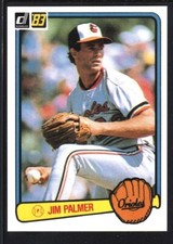 JIM PALMER 2003 DONRUSS 1983 ANNIVERSARY REPRINT #2 ORIOLES SP