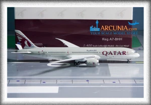 NG Models 1:400 Qatar Airways Boeing 787-9 Dreamliner "A7-BHH" 55106 - Picture 1 of 5
