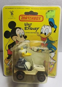 Matchbox Walt Disney Productions Donald Duck Police Jeep 1979  Die Cast Sealed - Picture 1 of 6