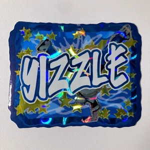 Yizzle Yes Street Slangs Vending Sticker Prismatic Decal Blue Yellow Holographic - Picture 1 of 2