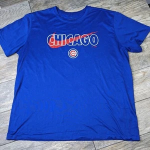 Nike Chicago Cubs Dri-Fit T-Shirt Gr. XXL Blau Training Laufen Baseball MLB - Bild 1 von 5