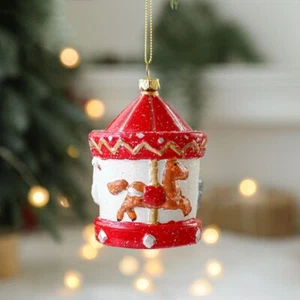 Plane House Donut Lollipop Hanging Ornaments 3D Cake Xmas Pendant New Year - Picture 1 of 16