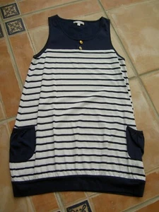 FABULOUS * M&S * STRIPED TUNIC TOP 14yrs - Picture 1 of 3