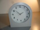 NEXT Light Grey Wood Contemporary Mantle Clock