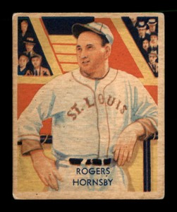 1934 Diamond Stars #44 Rogers Hornsby   VG X2849972